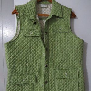 Mifresia 100% silk quilted vest - 411